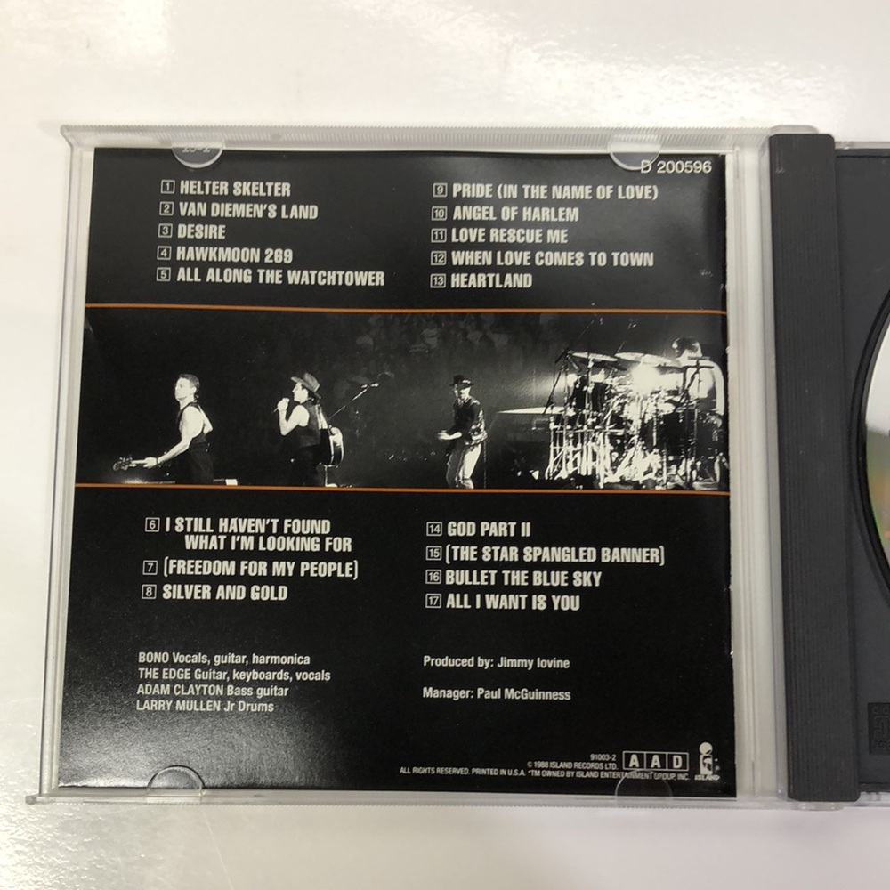 U2 • Rattle and Hum CD - Picture 4 of 6